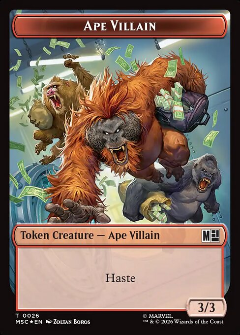 Ape Villain — art by Zoltan Boros