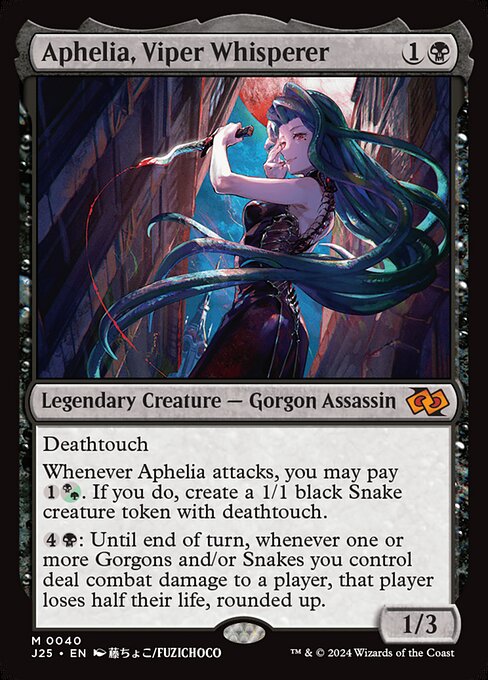 Aphelia, Viper Whisperer — art by Fuzichoco