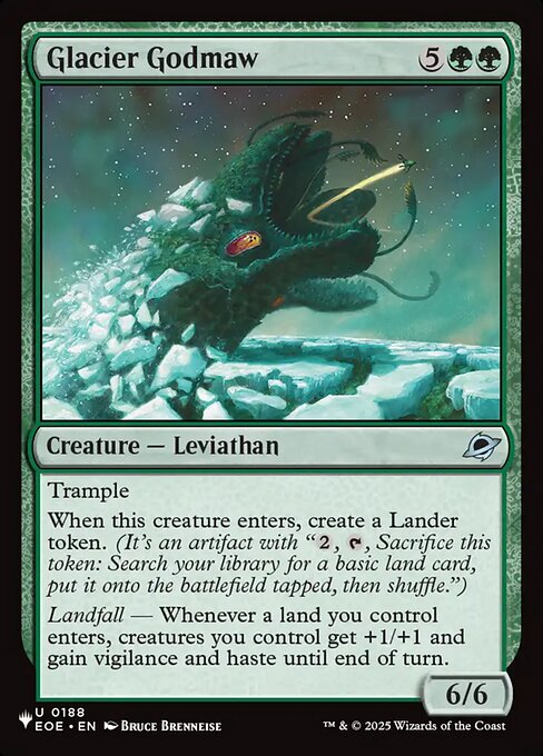 Glacier Godmaw — art by Bruce Brenneise