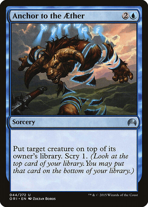 Anchor to the Aether — art by Zoltan Boros