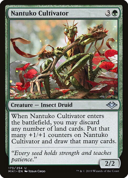 Nantuko Cultivator — art by Jehan Choo