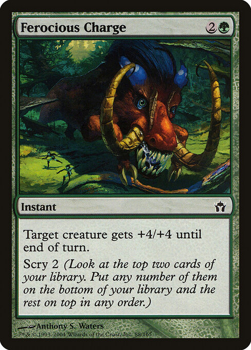 Ferocious Charge — art by Anthony S. Waters & Cara Mitten