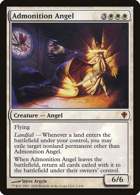 Admonition Angel — art by Steve Argyle