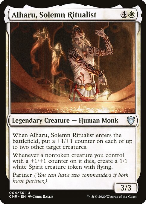 Alharu, Solemn Ritualist — art by Chris Rallis