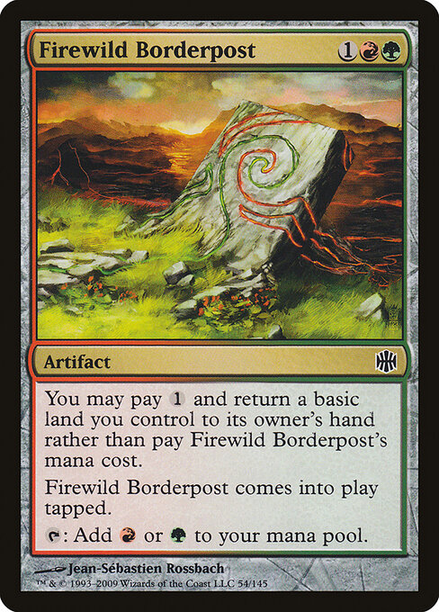 Firewild Borderpost — art by Jean-Sébastien Rossbach