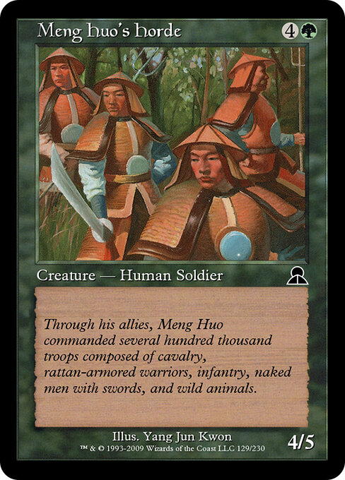 Meng Huo's Horde — art by Li Tie