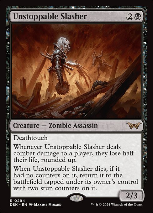 Unstoppable Slasher — art by Maxime Minard