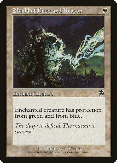 Shield of Duty and Reason — art by Anthony S. Waters