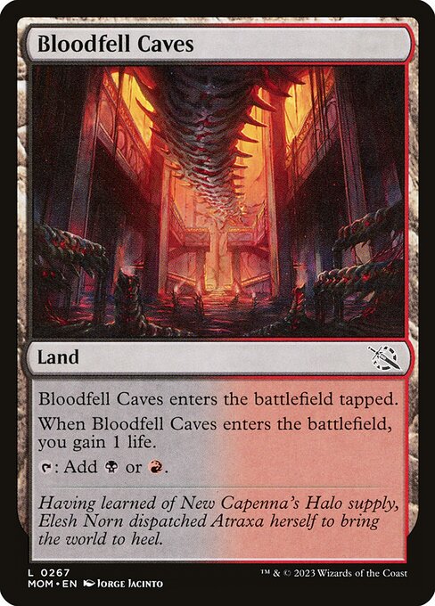 Bloodfell Caves — art by Jorge Jacinto