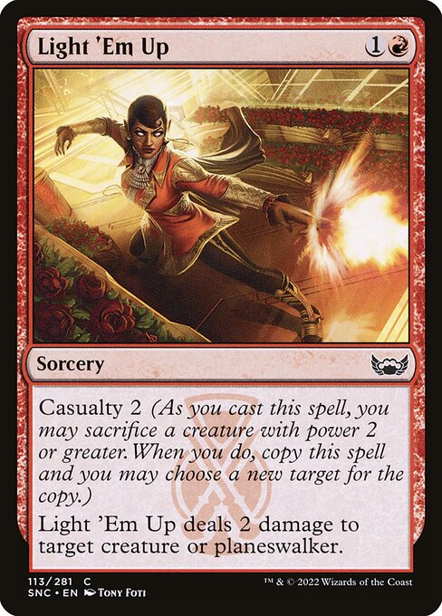 Light 'Em Up — art by Tony Foti