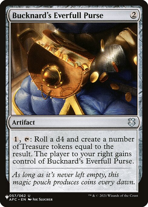 Bucknard's Everfull Purse — art by Joe Slucher