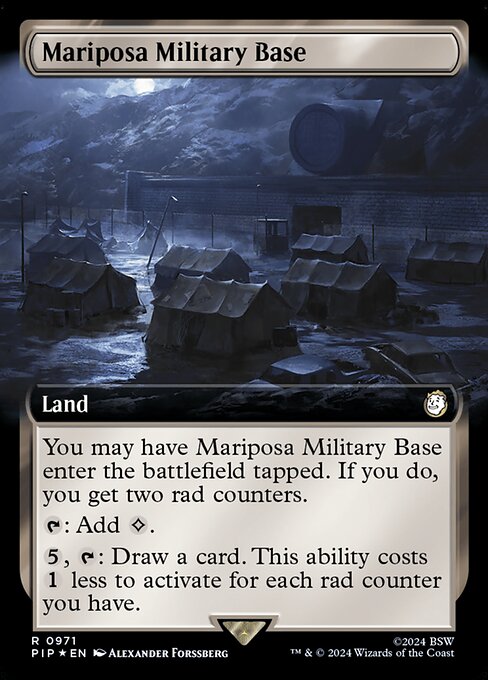 Mariposa Military Base — art by Alexander Forssberg