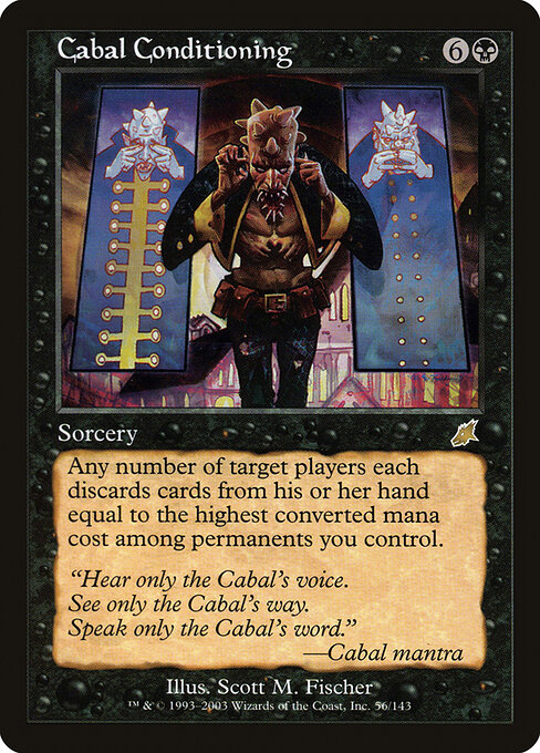 Cabal Conditioning — art by Scott M. Fischer