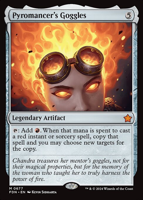 Pyromancer's Goggles — art by Kevin Sidharta