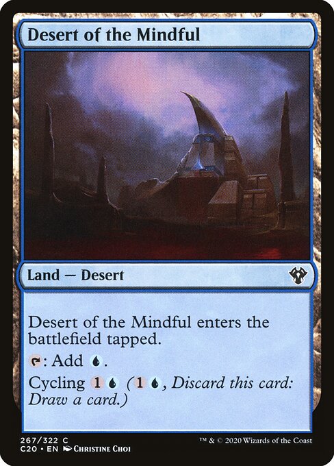 Desert of the Mindful — art by Christine Choi