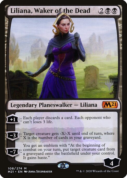 Liliana, Waker of the Dead — art by Anna Steinbauer
