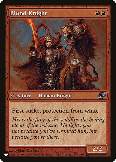 Blood Knight — art by Matt Cavotta