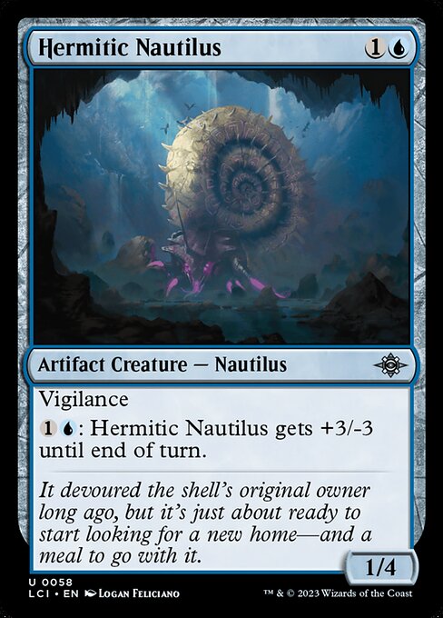 Hermitic Nautilus — art by Logan Feliciano