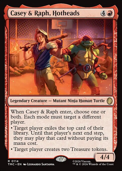 Casey & Raph, Hotheads — art by Leonardo Santanna