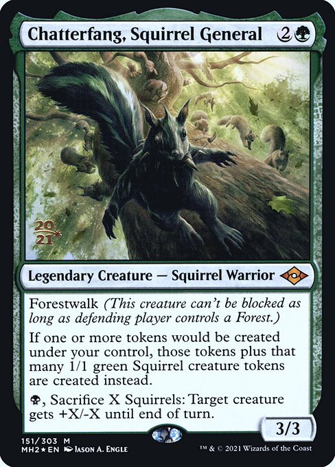 Chatterfang, Squirrel General — art by Jason A. Engle