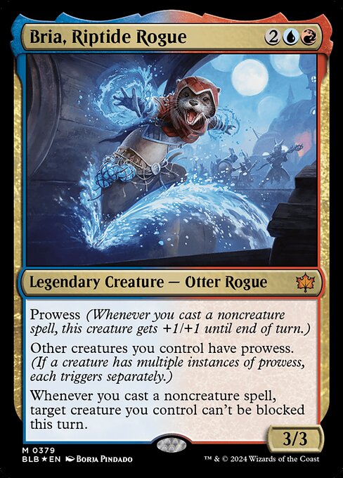 Bria, Riptide Rogue — art by Borja Pindado