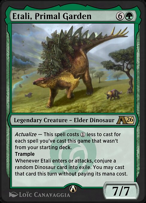 Etali, Primal Garden — art by Loïc Canavaggia