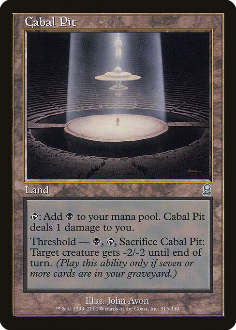 Cabal Pit — art by John Avon