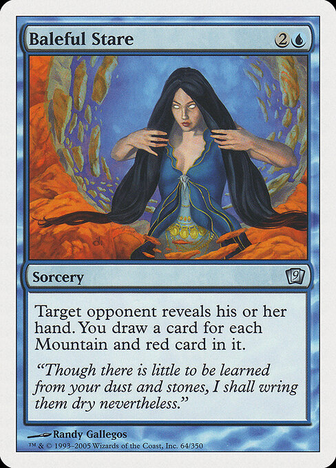 Baleful Stare — art by Randy Gallegos