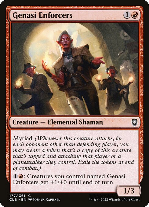 Genasi Enforcers — art by Joshua Raphael