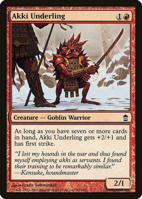 Akki Underling — art by Franz Vohwinkel
