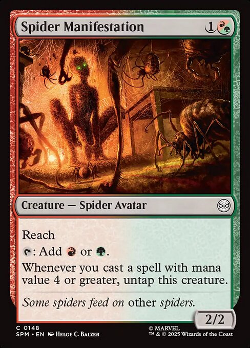 Spider Manifestation — art by Helge C. Balzer