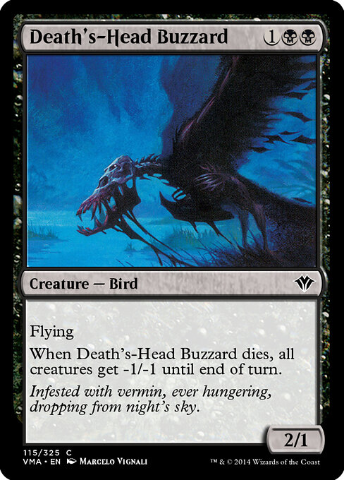 Death's-Head Buzzard — art by Marcelo Vignali