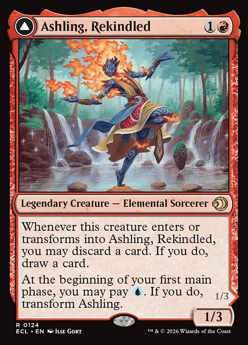 Ashling, Rekindled // Ashling, Rimebound — art by Ilse Gort