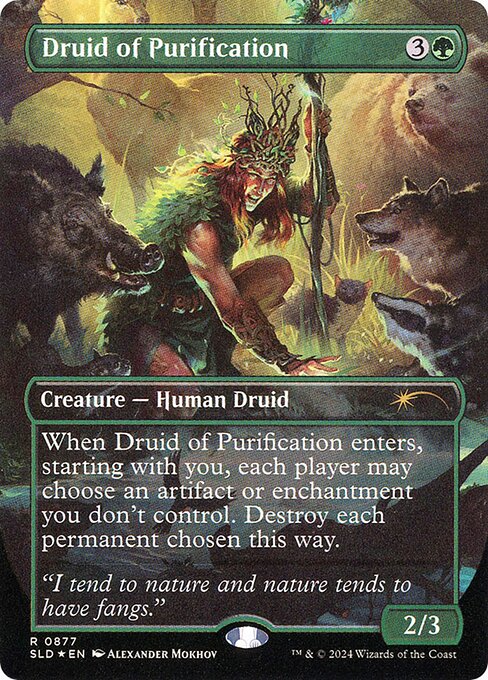 Druid of Purification — art by Alexander Mokhov