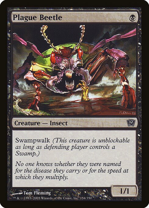 Plague Beetle — art by Tom Fleming