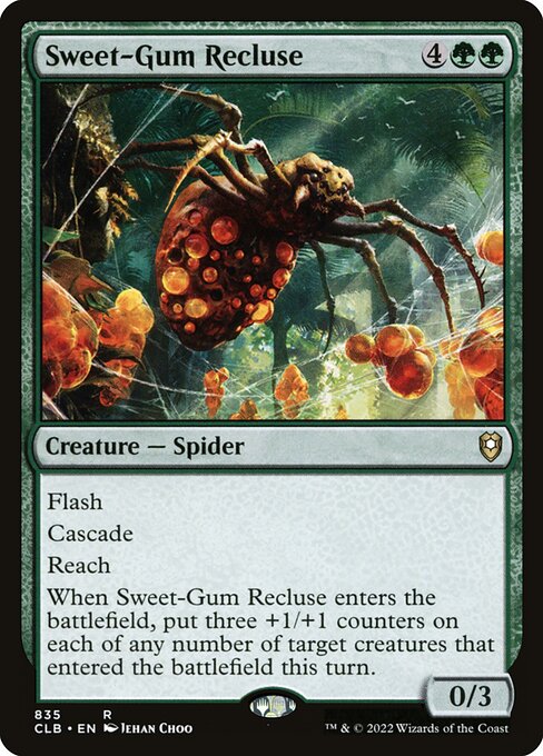 Sweet-Gum Recluse — art by Jehan Choo
