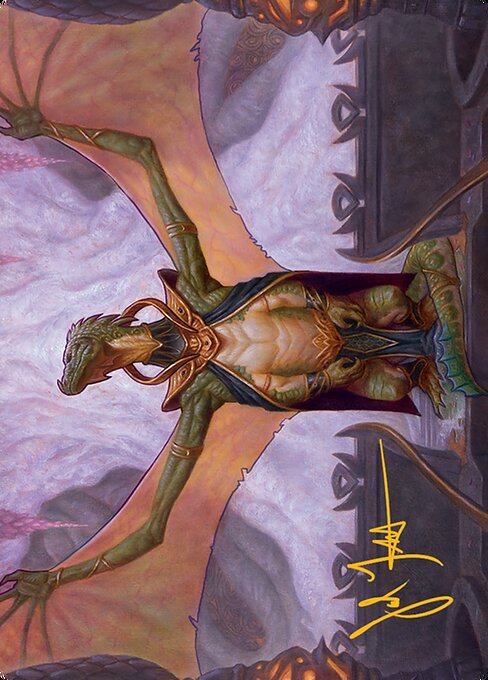 Kheru Goldkeeper // Kheru Goldkeeper — art by Jarel Threat