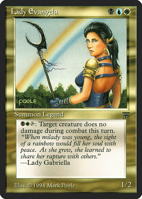 Lady Evangela — art by Mark Poole