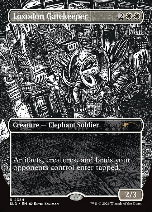 Loxodon Gatekeeper — art by Kevin Eastman