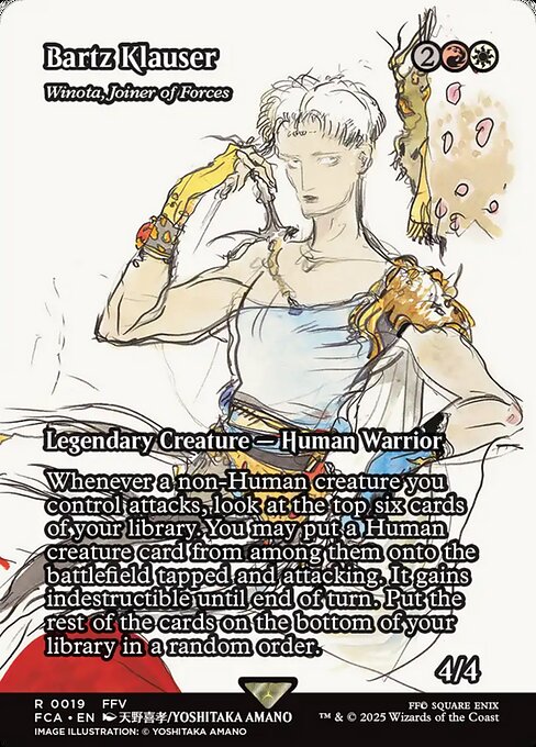 Winota, Joiner of Forces — art by Yoshitaka Amano