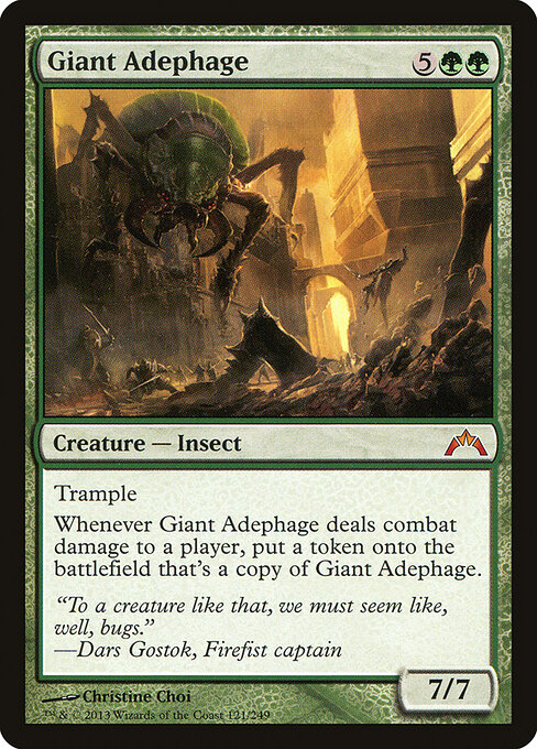 Giant Adephage — art by Christine Choi