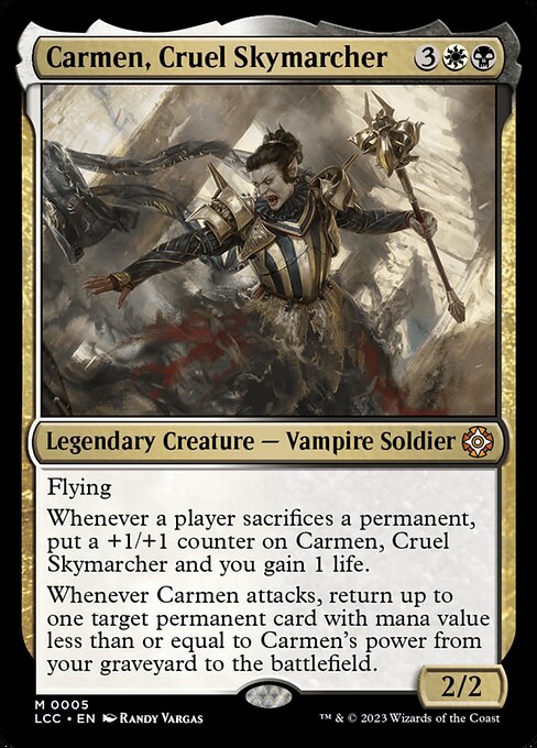 Carmen, Cruel Skymarcher — art by Randy Vargas