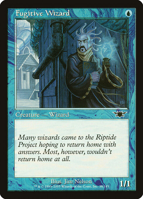 Fugitive Wizard — art by Jim Nelson