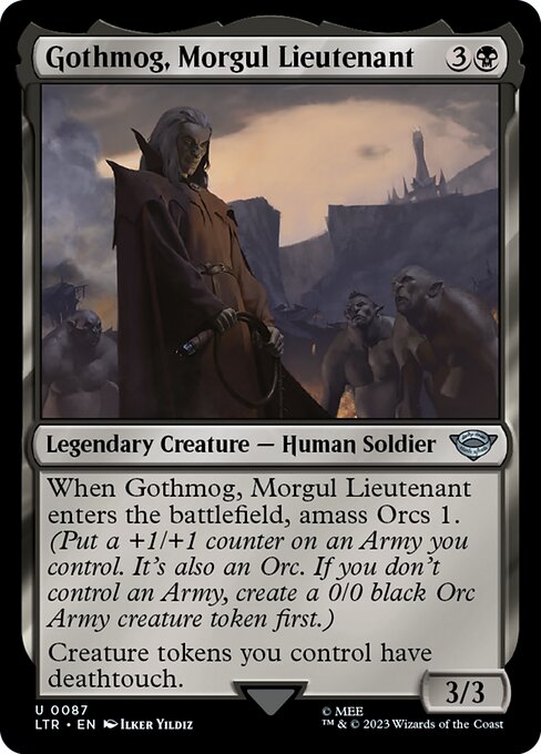 Gothmog, Morgul Lieutenant — art by Ilker Yildiz