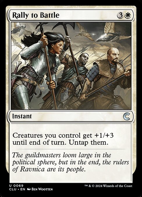Rally to Battle — art by Ben Wootten