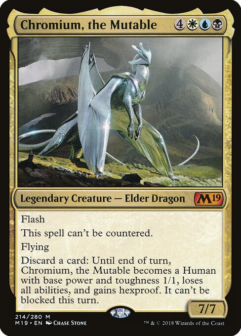 Chromium, the Mutable — art by Chase Stone