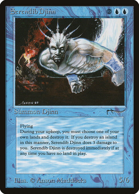 Serendib Djinn — art by Anson Maddocks