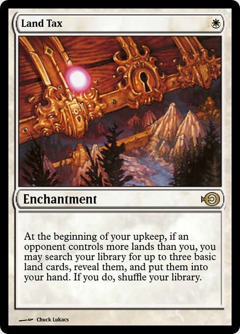 Land Tax — art by Chuck Lukacs