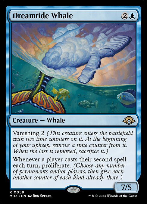 Dreamtide Whale — art by Ron Spears