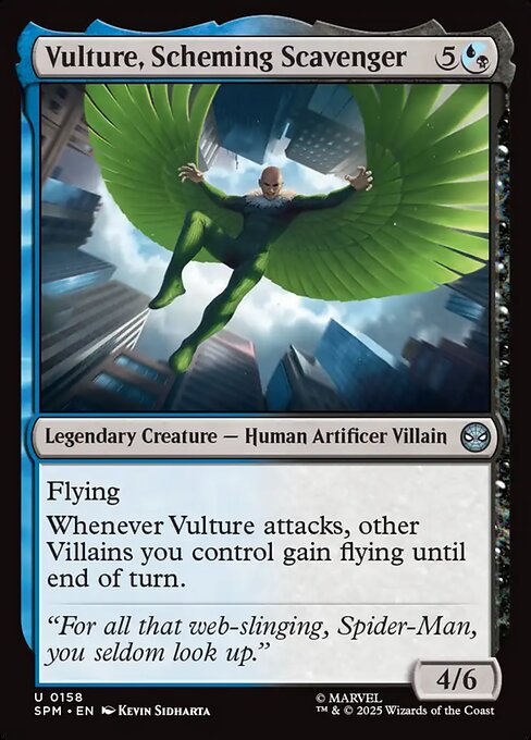 Vulture, Scheming Scavenger — art by Kevin Sidharta